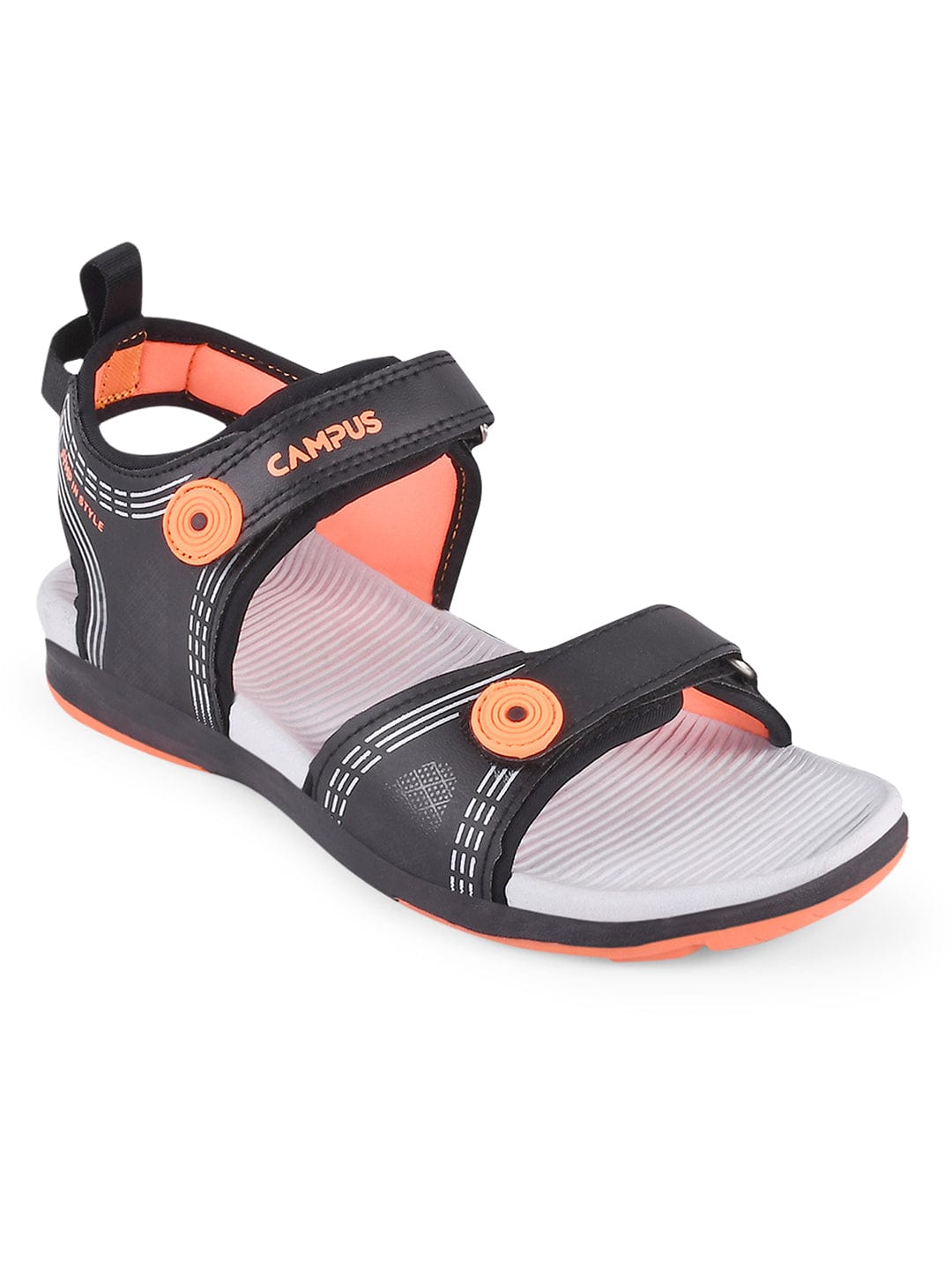 GC-22113C Black Child Sandals