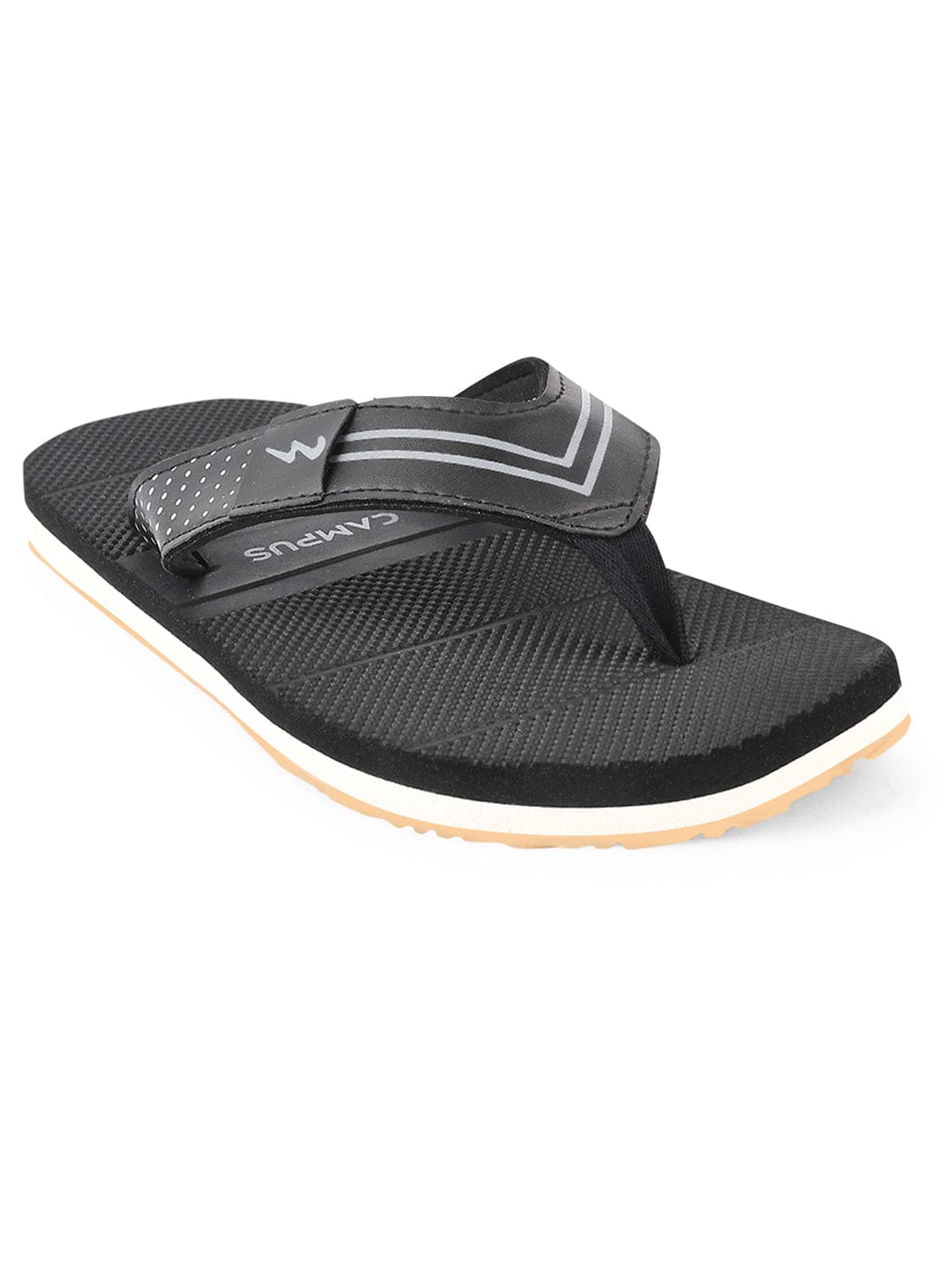 GC-1051 Black Men's Flip Flops