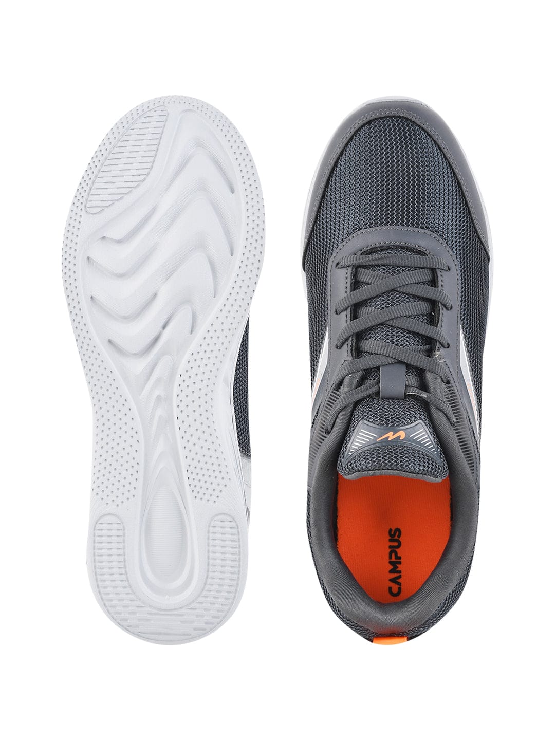 SWAGER Grey Men's Running Shoes