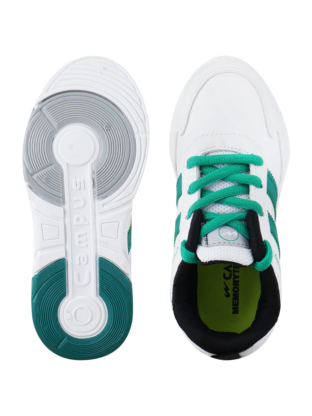 SRM-18 White Kid's Sports Shoes