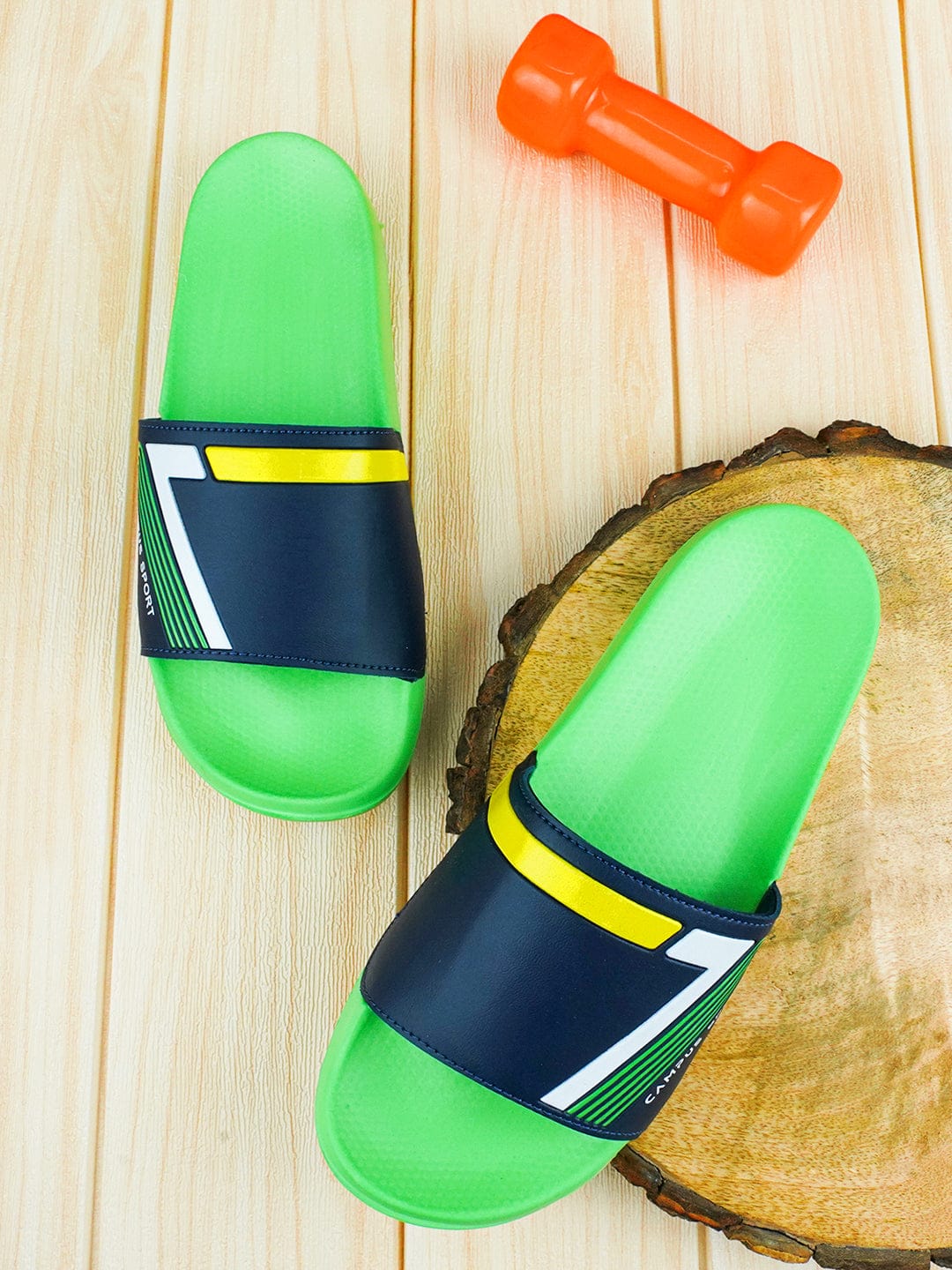 SL-432 Green Men's Slides