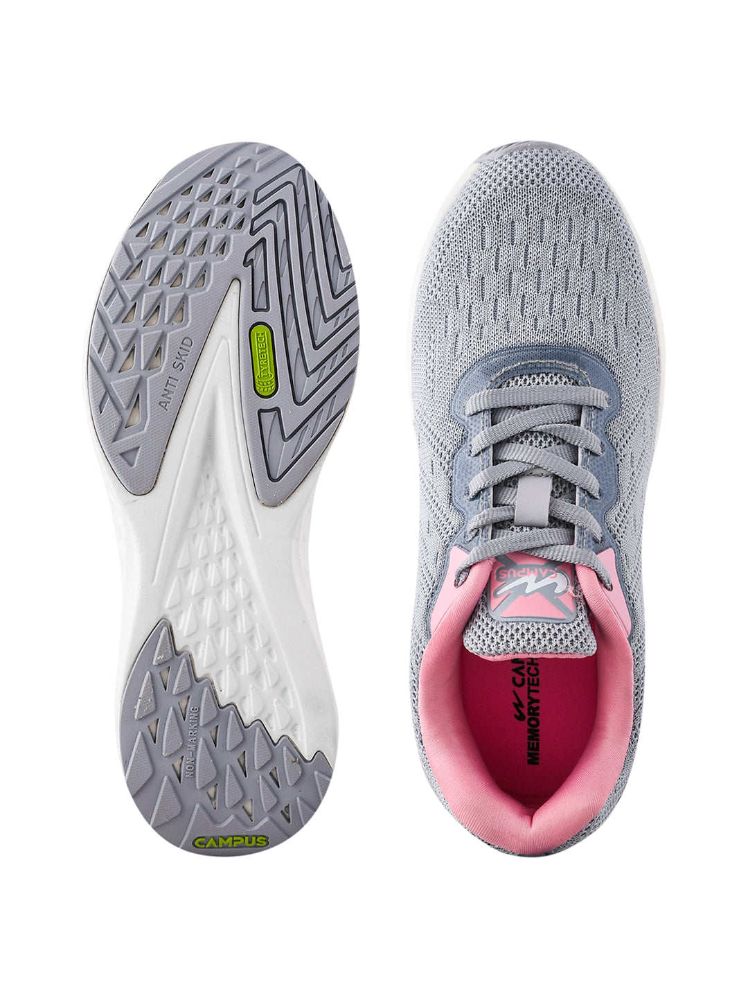 CAMP GABBIE Grey Women's Running Shoes