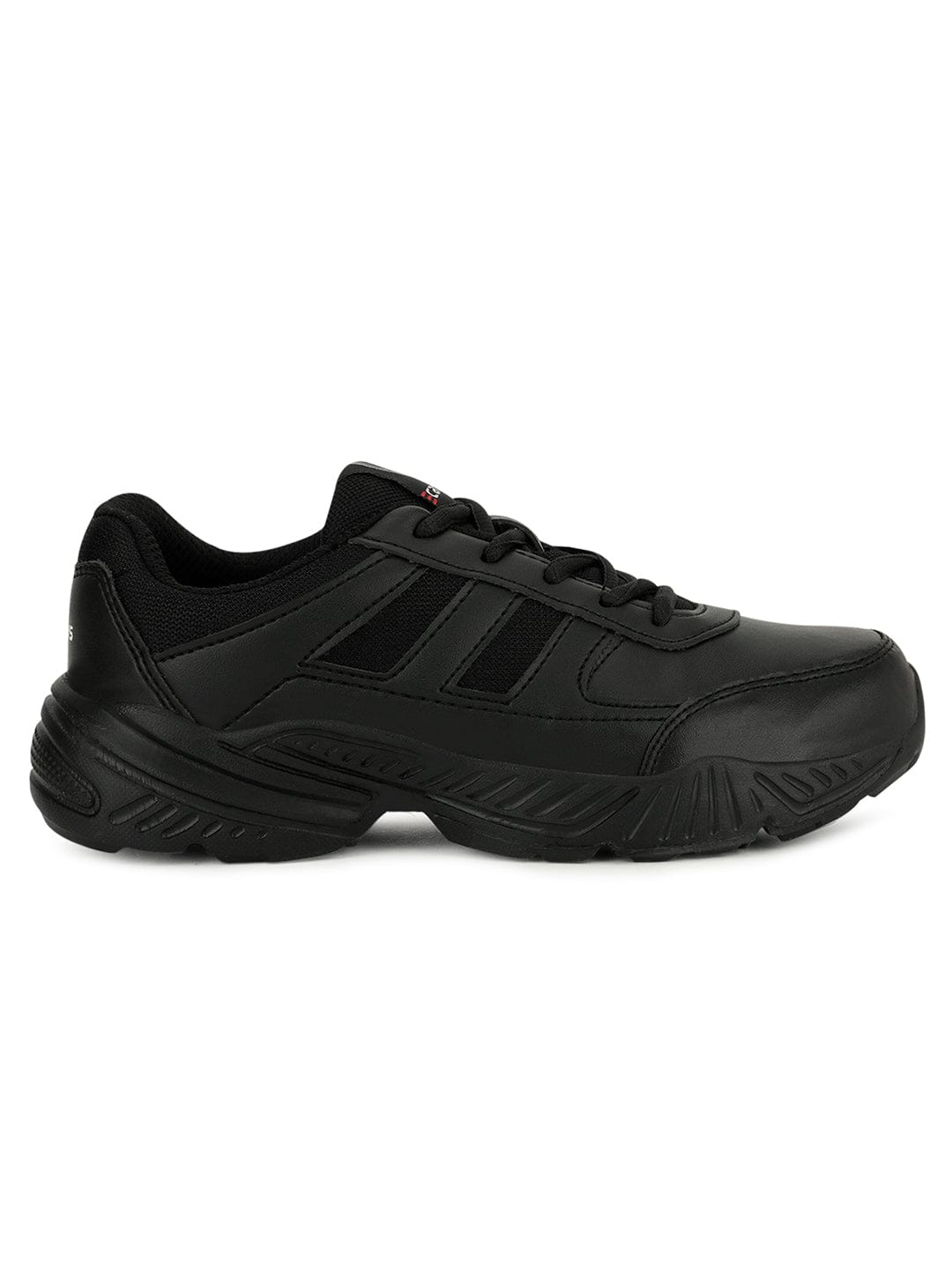BINGO-151S Black Kid's School Shoes